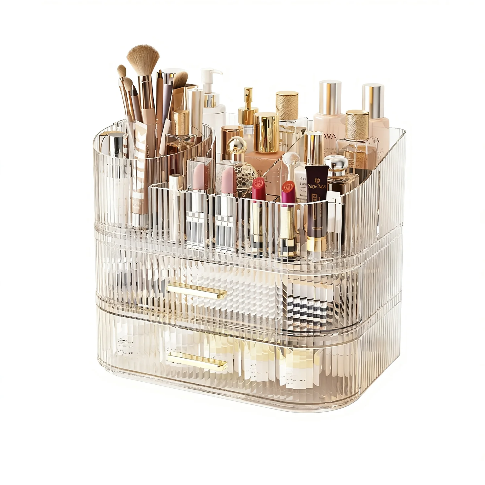 Makeup Organizer Providing Organised Storage Featuring Large Capacity For Beauty Products