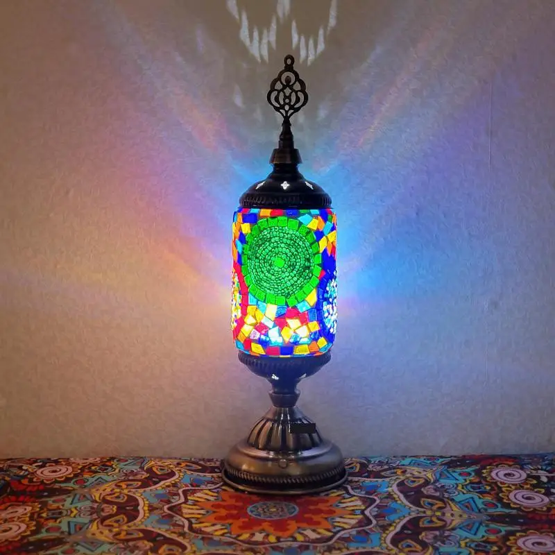 Plug-in Moroccan Table Lamp Romantic Gift Turkish Style Decorative Table Lamp Children's Room Lighting