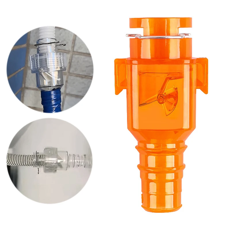PVC Check Valve One-Way Valve Air Conditioning Choke Valve For Air Conditioning Drainage Pipe  Prevent Backflow