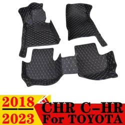 Tappetini Auto per Toyota C-HR CHR 2023 2022 2021 2020 2019 2018 Custom Fit copertura del rivestimento del pavimento anteriore e posteriore tappetini Auto tappeto