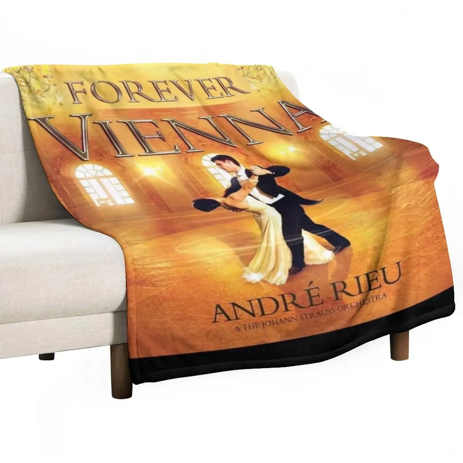 Andre Rieu forever vienna Throw Blanket for sofa Flannel Sofa Throw warm winter Blankets