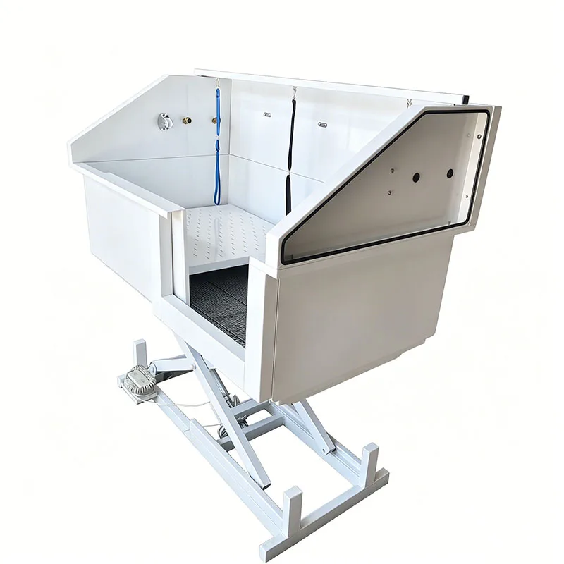 Stainless Steel Pet Bath With Electric Lift For Small Animals & Dogs Multi Function Pet Store