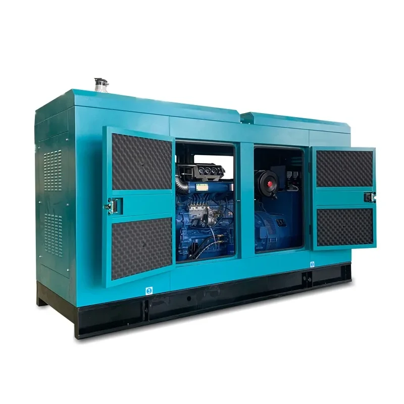 Quiet diesel generator set box type 100/200KW380V three-phase