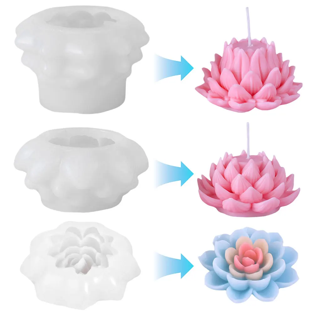 3D Lotus Shaped Can…