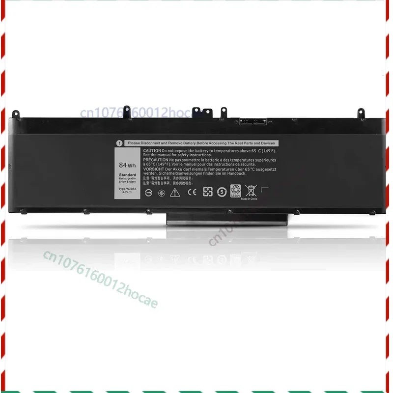 

New 11.4V 84Wh WJ5R2 Laptop Batteries New For Dell Latitude E5570 Precision 3510 04F5YV 0G9G1H 4F5YV G9G1H Bateria Notebook