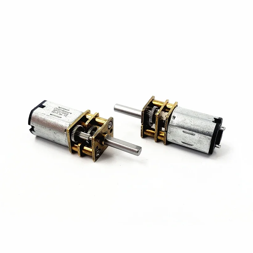 Precision N20 Gear Motor Micro Reducer Gearbox Slow Speed DC1.5V 3V 3.7V 5V 47-190RPM Mini All Metal Gear Gearwheel Reducer