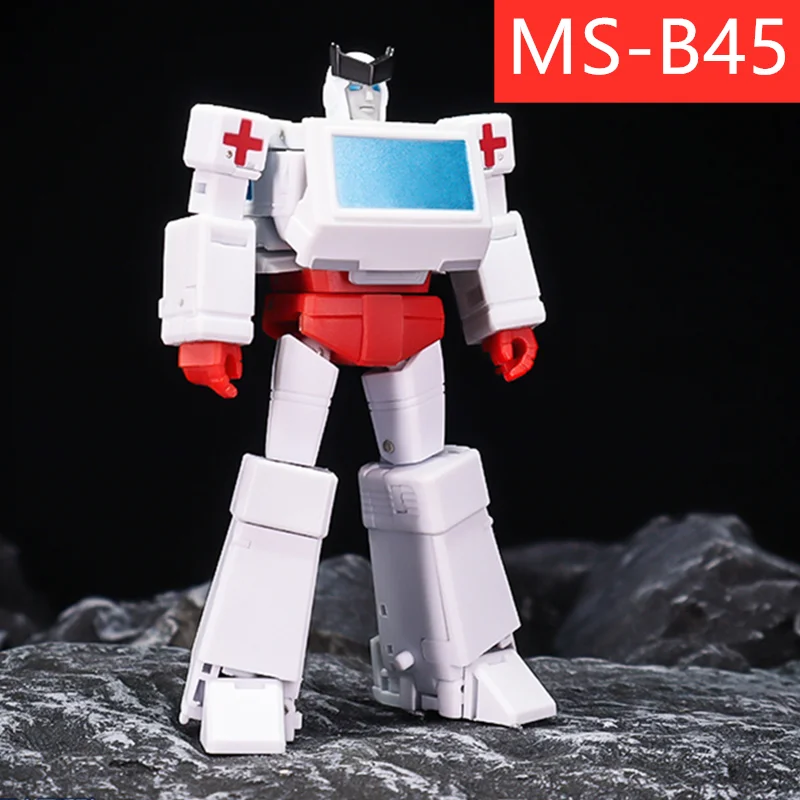 Imagem -06 - Nova Praça Mágica Ms-toy Transformação Ms-b44 Msb44 Ms-b44b Ironhide Veterano Ms-b45 Ratchet Mini g1 Action Figure Toy com Caixa