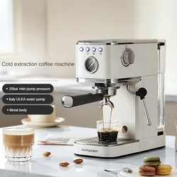 Semi-automatic Espresso Machine ULKA Water Pump High-pressure Extraction Italian Cold Brew Coffee Machine Beginner Coffee Maker