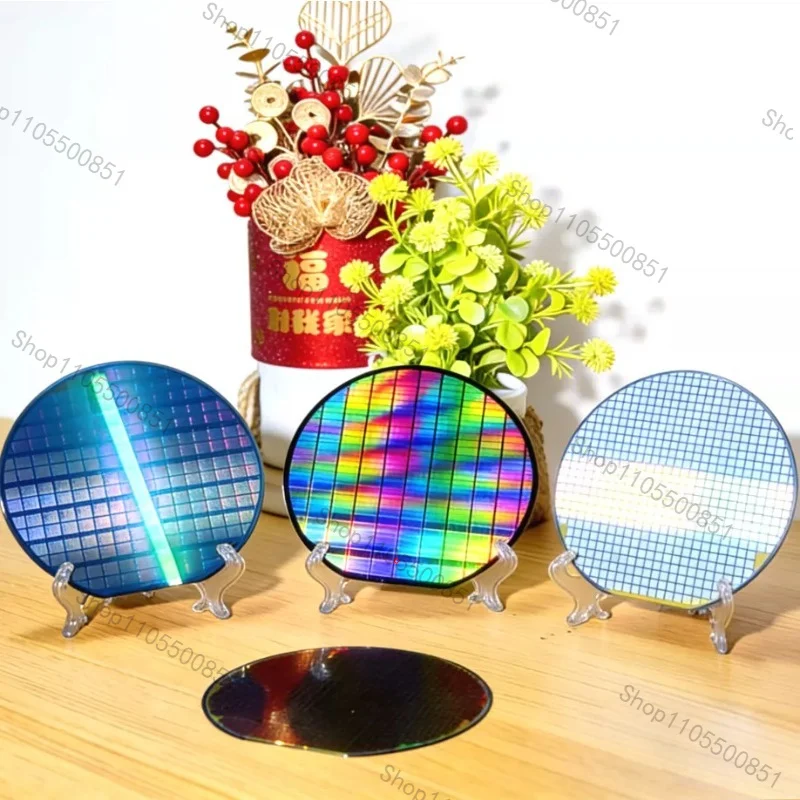 Wafer Integrated Circuit CPU Chip 12inch 8inch 6inch IC Semiconductor CMOS Photolithography Chip  Silicon Wafer