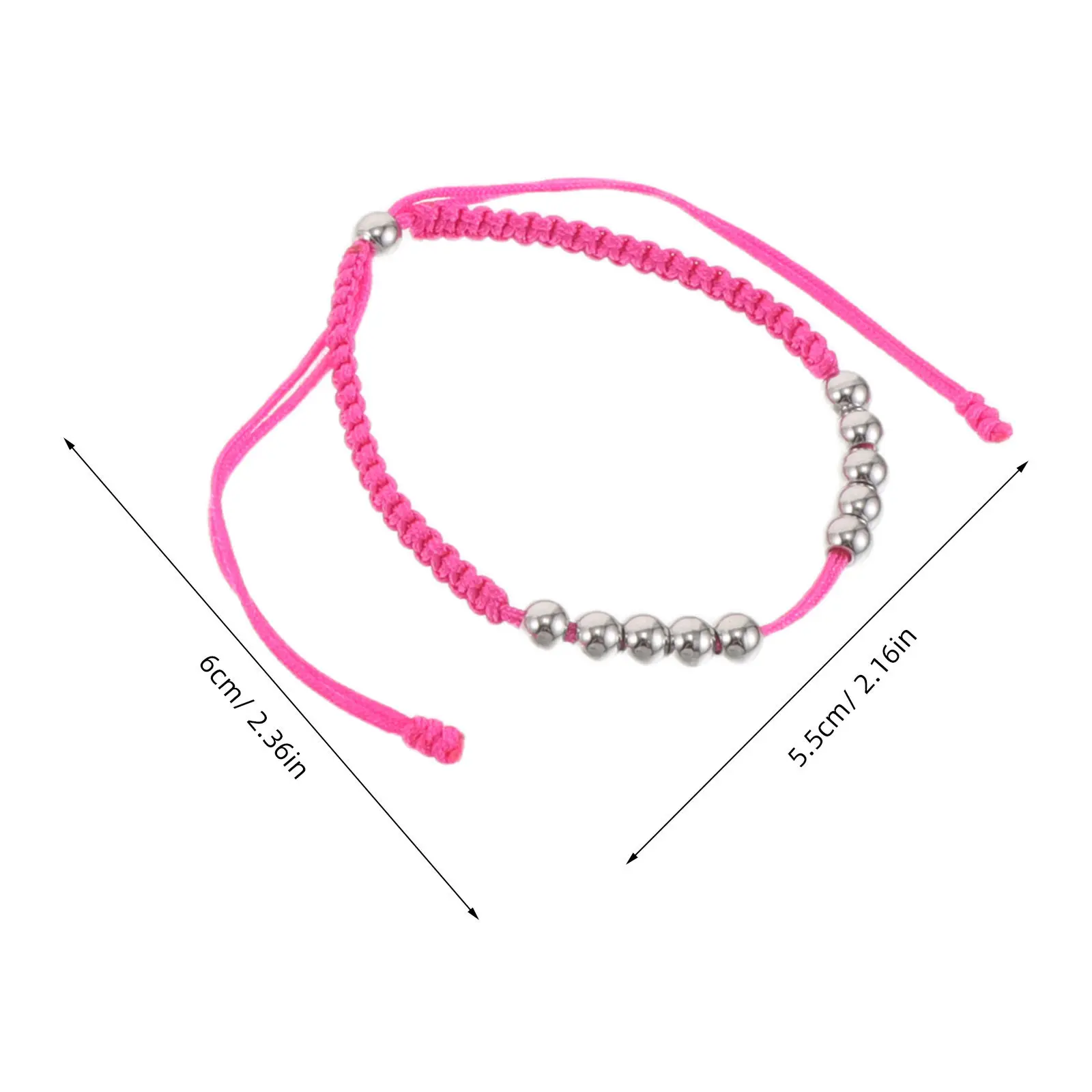 5pcs Golf Score Counter Beads Steel 10 Beads Score Counter Bracelet Adjustable Bracelet to Count Strokes for Novice Golf Elderly