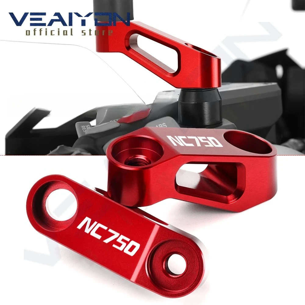 

For NC750 NC750X NC750 X NC 750X NC 750 X nc 750 x Motorcycle CNC Aluminum Mirror Extender Adaptor motorcycle accessories