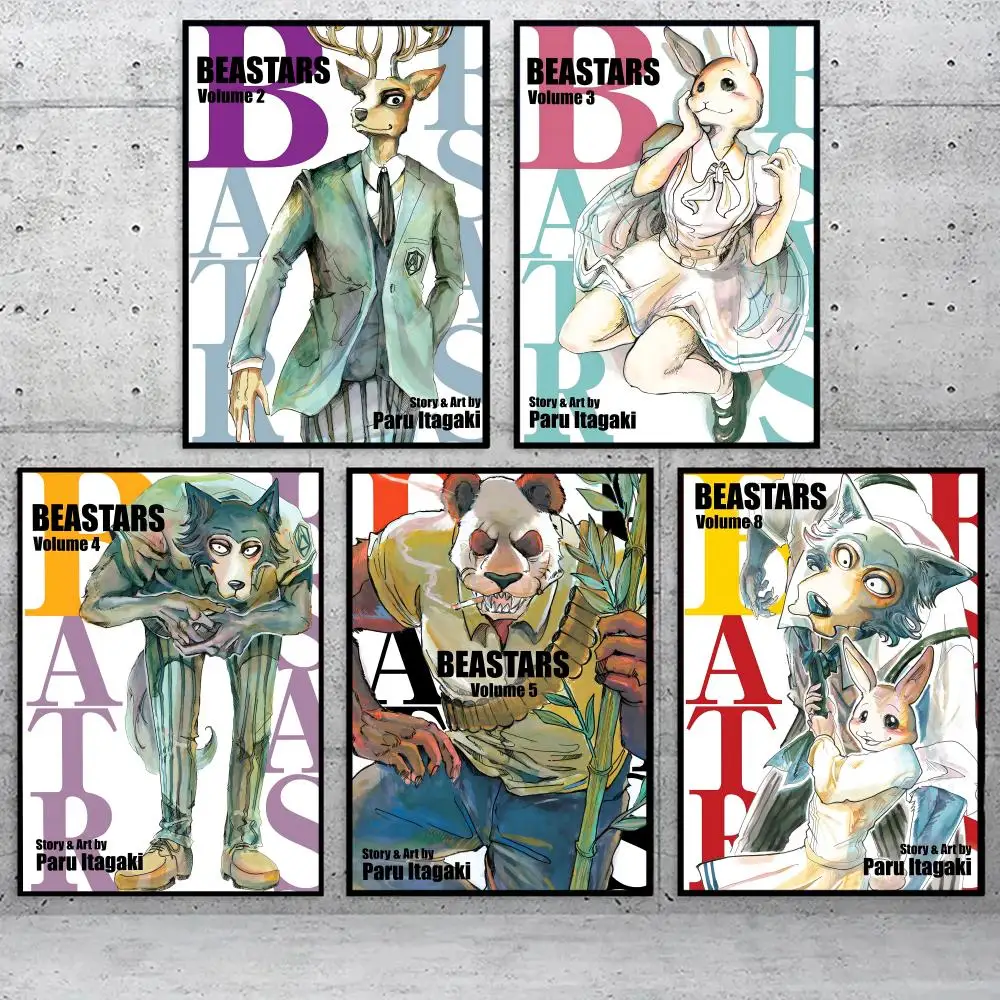 Japanese Anime B-Beastars Poster Living Room Bedroom Canvas Wall Art Print Mural Home Decor Gift Unframed Decoration