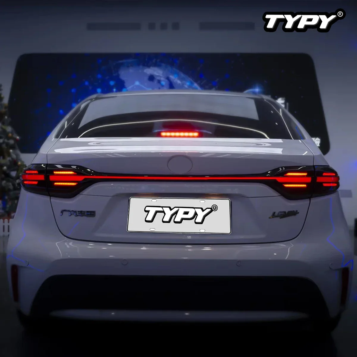 

Автомобиль для Toyota Corolla светодиодный задний фонарь 2020-2024, обновленный, модифицированный для нового DRL, динамический указатель поворота, светодиодный задний фонарь, автоаксессуары