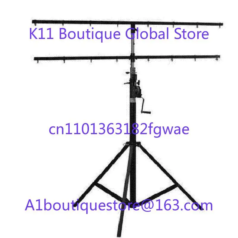 Lighting Adjustable Tripod Stand with Top T Bar for Stage Light Bracket Height Adjustment 4.5 M