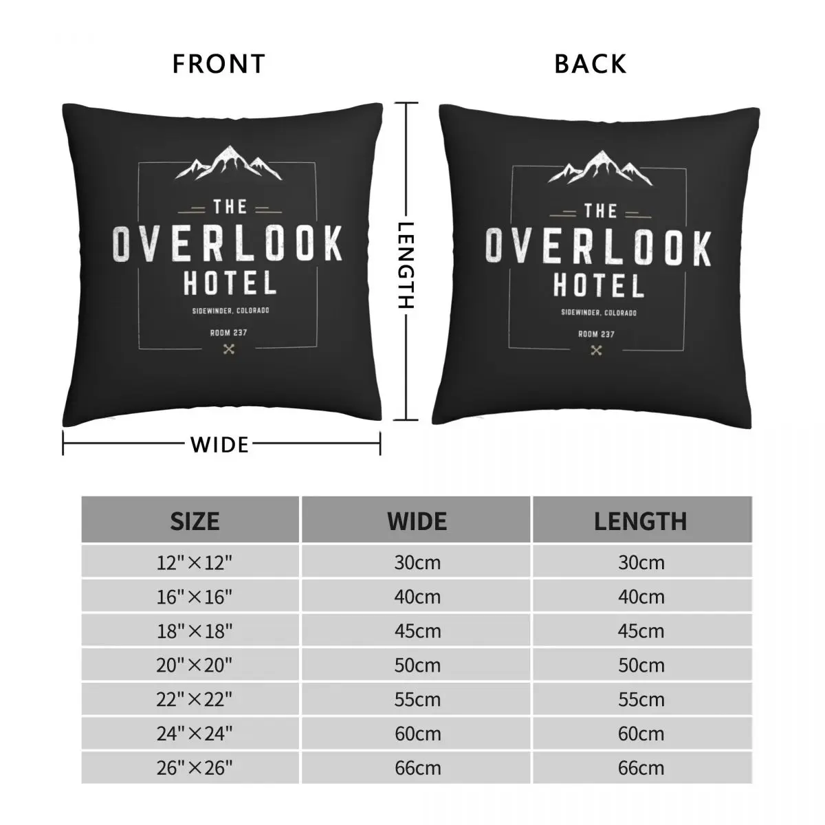 The Overlook Hotel Square Pillowcase Polyester Linen Velvet Pattern Decor Throw Pillow Case Car Cushion Cover Wholesale 45x45