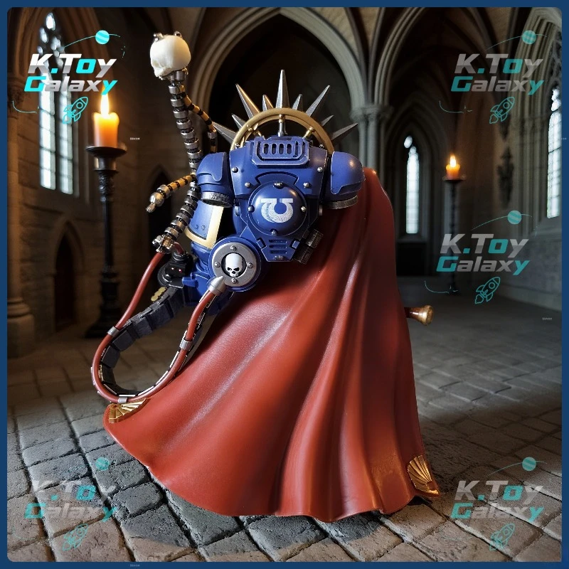JOYTOY Warhammer 40K Ultramarines 1/18 Figurka Akcji Kapitan w Zbroju Gravis Kolekcjonerski Model do Gry Ruchome Stawy Prezent Zabawka