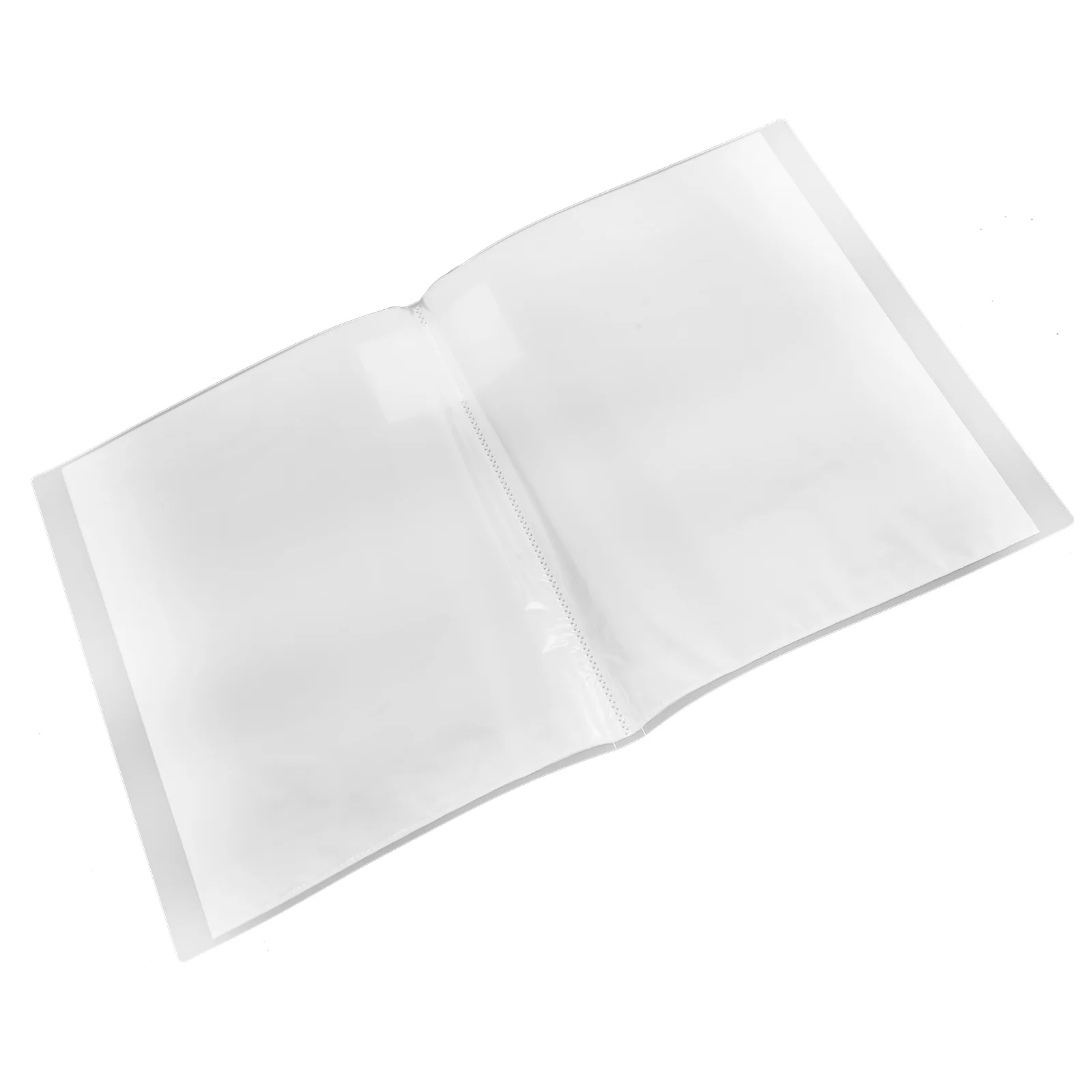 

1PC A3 20 Page Transparent White Document Storage Folder Information Booklet ganizer Greeting Card Folder Paperwork ganizer