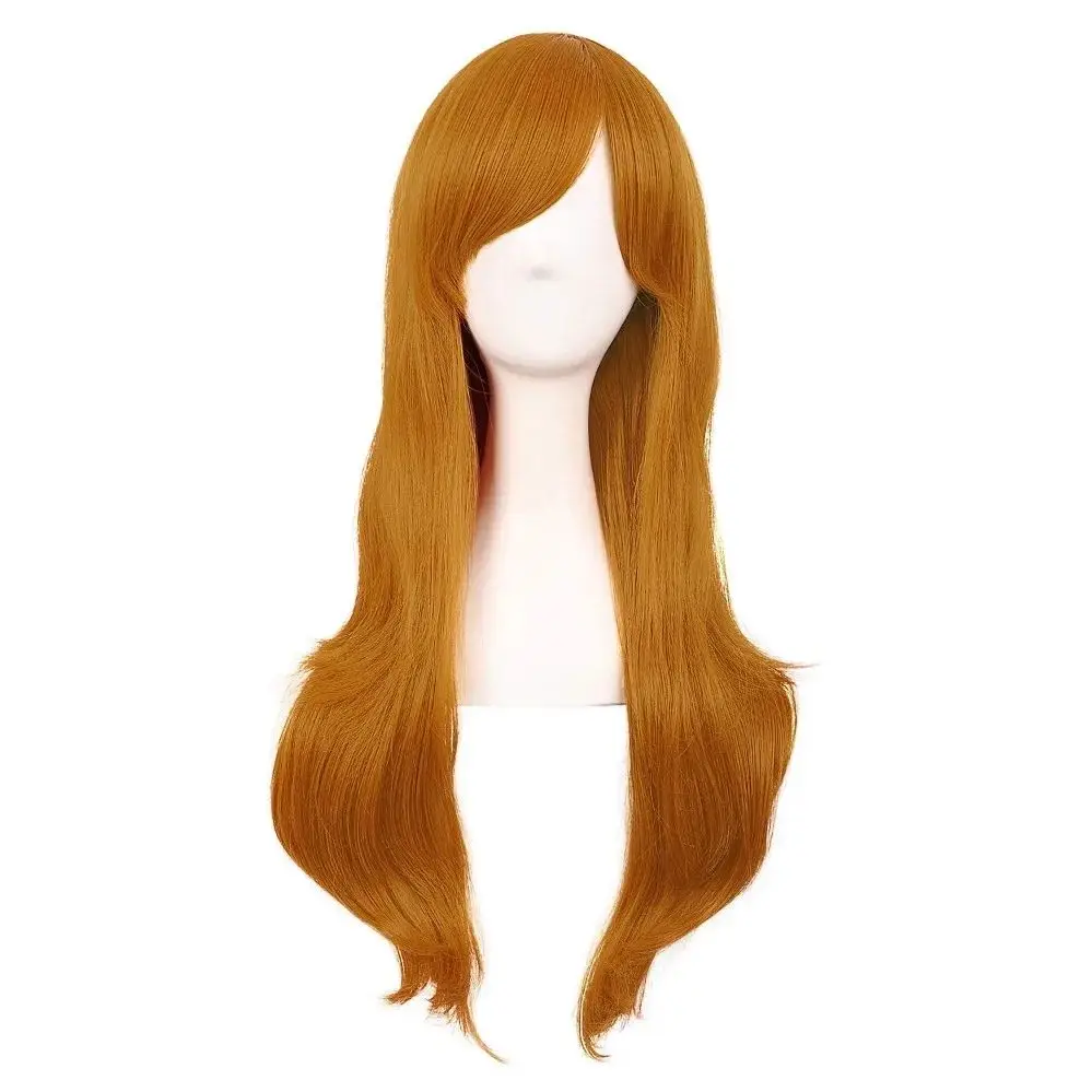 

28" 70cm Long Curly Hair Ends Costume Cosplay Wig