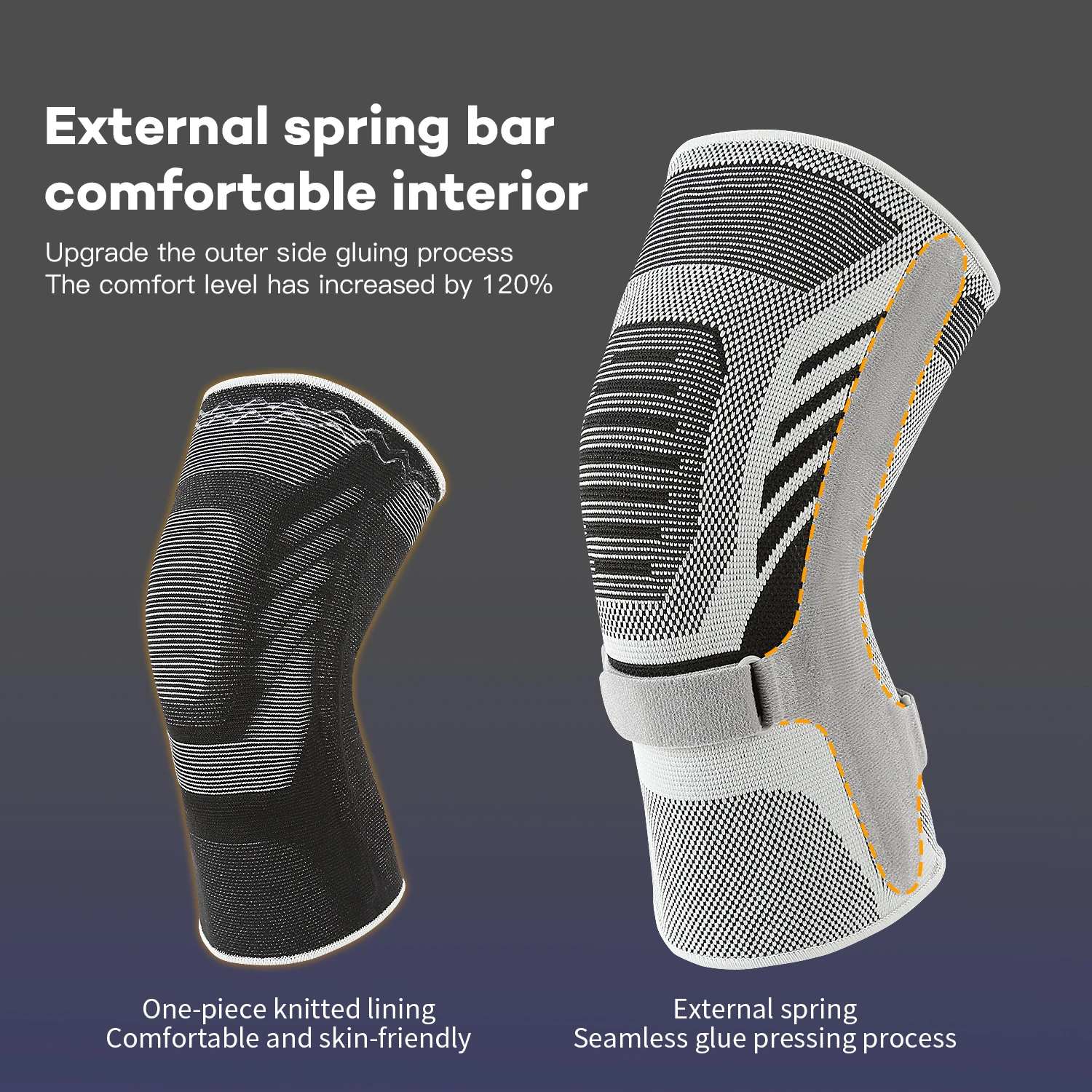 1 Uds rodillera correas de soporte mangas de compresión de rodilla para hombres y mujeres menisco rasgado artritis deportes alivio del dolor articular