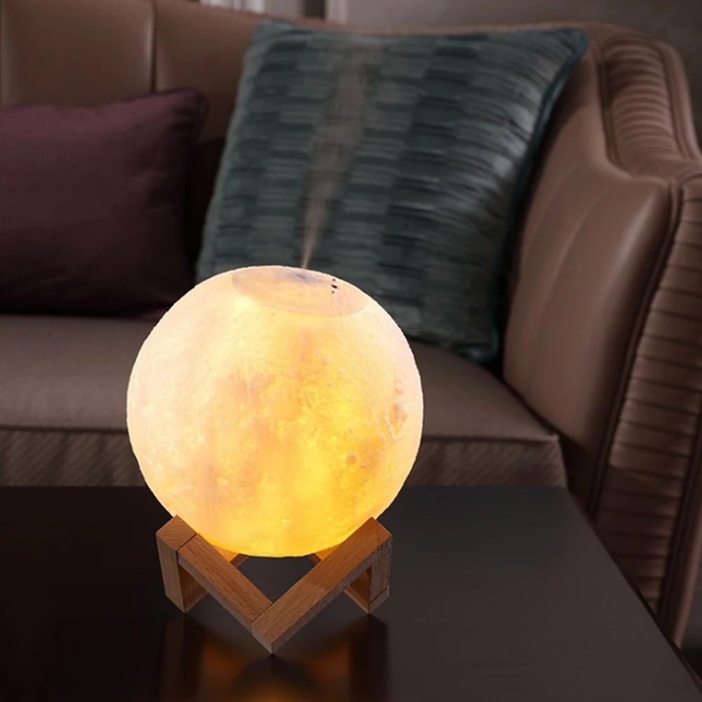

【HOT SELLING PRODUCTS】Humidifier USB Press Home Moon Light Humidifier Large Capacity Desktop 1500ML Night Light Humidifier