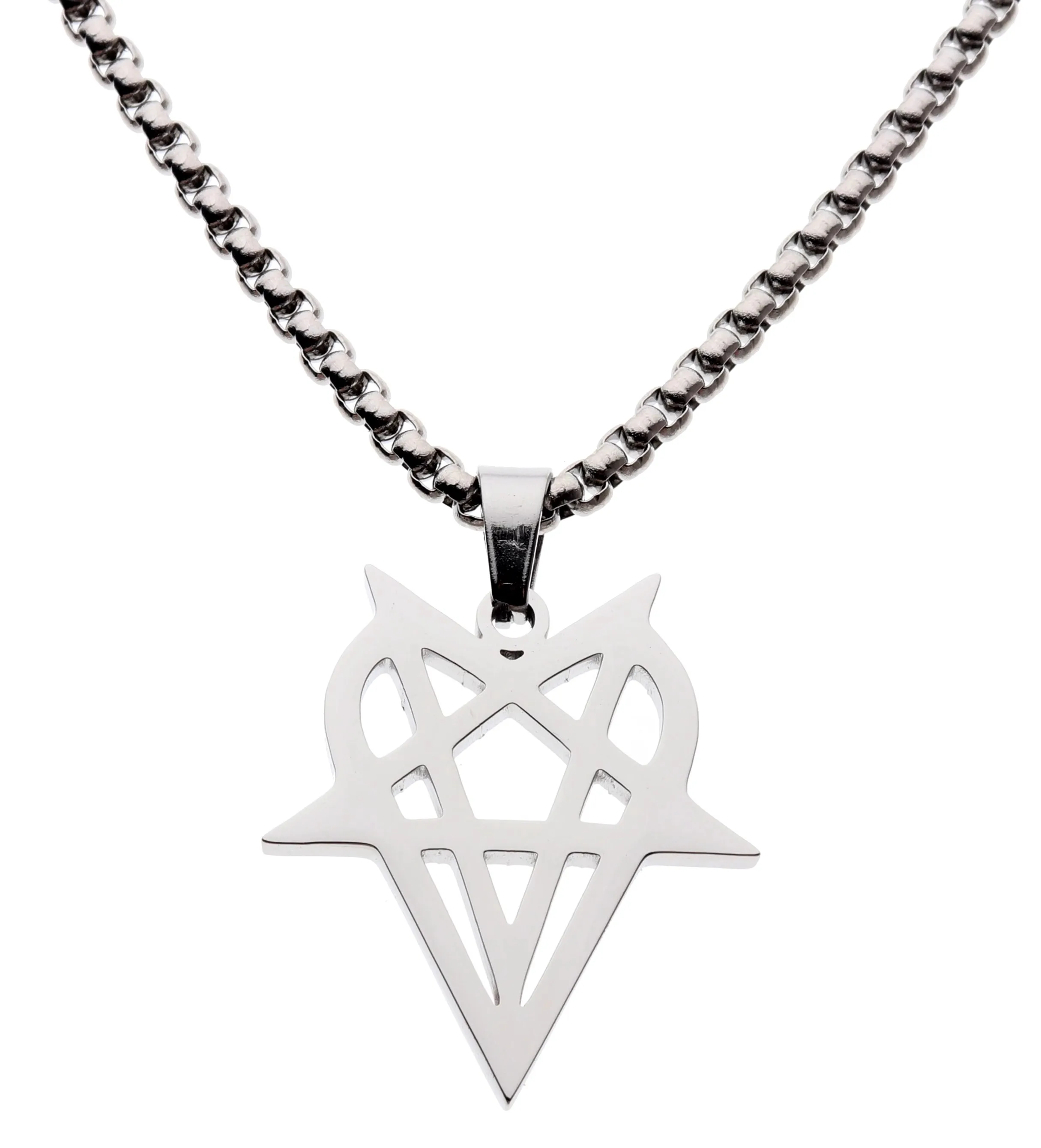 

Ожерелье Destroy Lonely Heartagram HIP HOP Rapper 2025 года XL82
