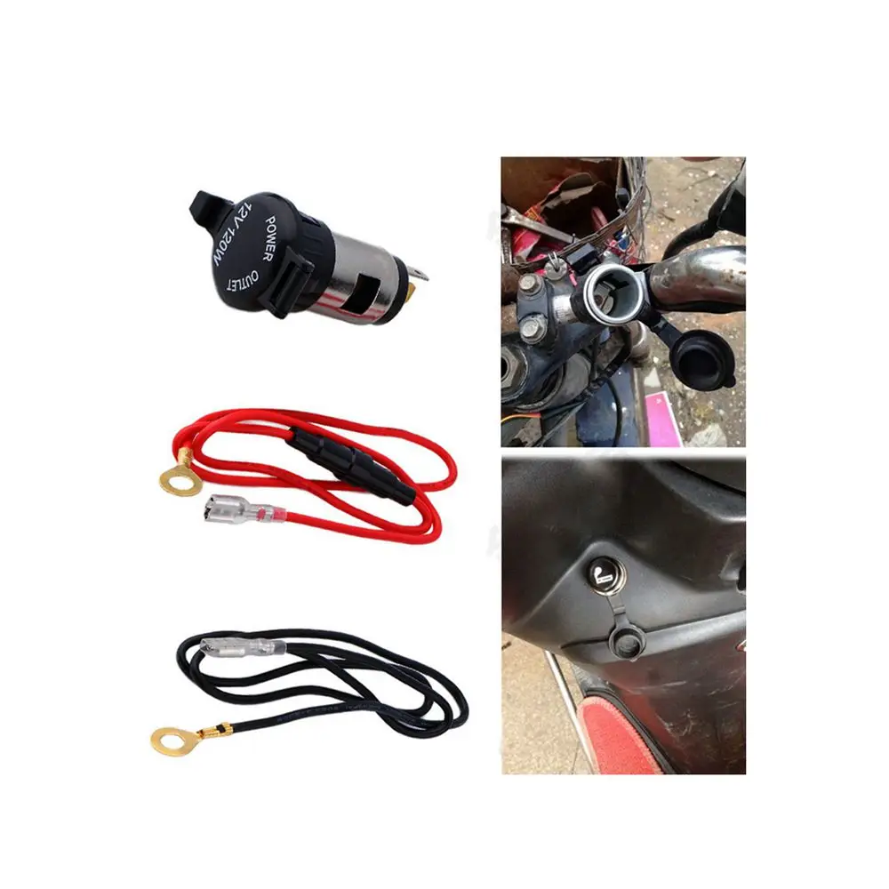 

12V-24V Car Cigarette Lighter Waterproof Plug Socket Suitable for Boat Car Motorcycle Tractor Power Socket Auto Accessories