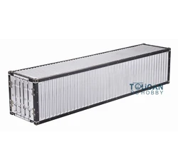 1/14 Scale TOUCAN RC Hobby 40ft KIT Plastic Container Box Unassembled Unpainted Metal Frame for DIY RC Trailer Truck Model