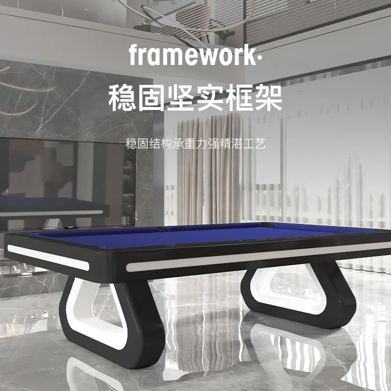 Billiards Table Standard Family Adult Villa Light Luxury Multi functional Solid Wood Billiards Table Private Customization