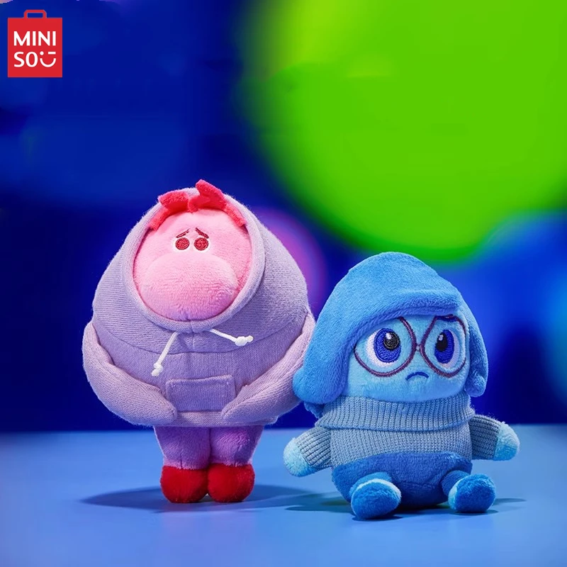Подвеска MINISO из серии Disney, аниме мягкая кукла с печалью, украшение для сумки, детская игрушка, подарок на день рождения