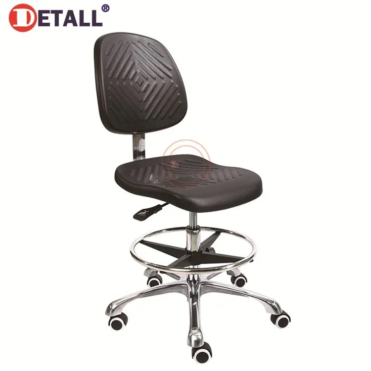 Ergonomic Esd Lab Chairs For Factory Workers With Anti Static Chain