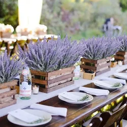 Purple Artificial Lavender Flowers Bouquet Fake Plant for Home Decor Garden Christmas Wedding Decoration Vase Accessories Indoor