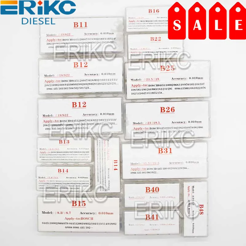 B15 B40 B41 CR Kraftstoff Injektor Einstellung Unterlegscheiben Unterlegscheiben B11 B12 B13 B14 B16 B22 B25 B26 B31 B48 B15 Dichtungen Reparatur Kits Für Bosch