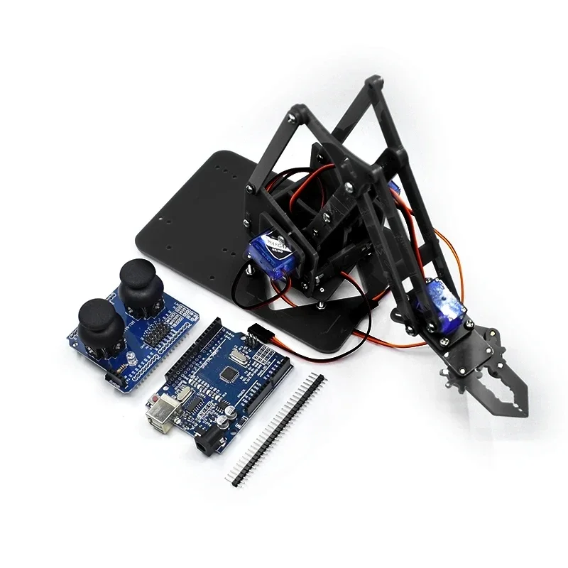 Picture 7: Learning DIY Kit Robot SG90 MG90S 4 DOF Unassembly Acrylic Mechanical Arm Robot Manipulator Claw for Arduino Maker