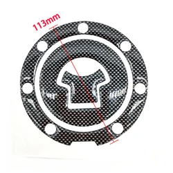 Motorcycle Sticker Universal Carbon Fiber Fuel Gas Oil Cap Tank Pad Tankpad Protector Sticker For Honda Suzuki Kawasaki Yamaha