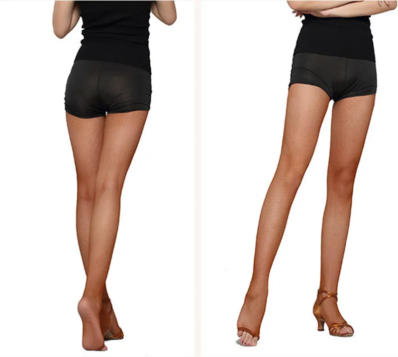 Mode Professionelle Frauen Latin Dance Strumpfhosen Sexy Fishnet Strumpfhosen Latin Dance Elastische Dünne OpenToe Net Strumpfhosen Oberschenkel Strümpfe – Detail 16