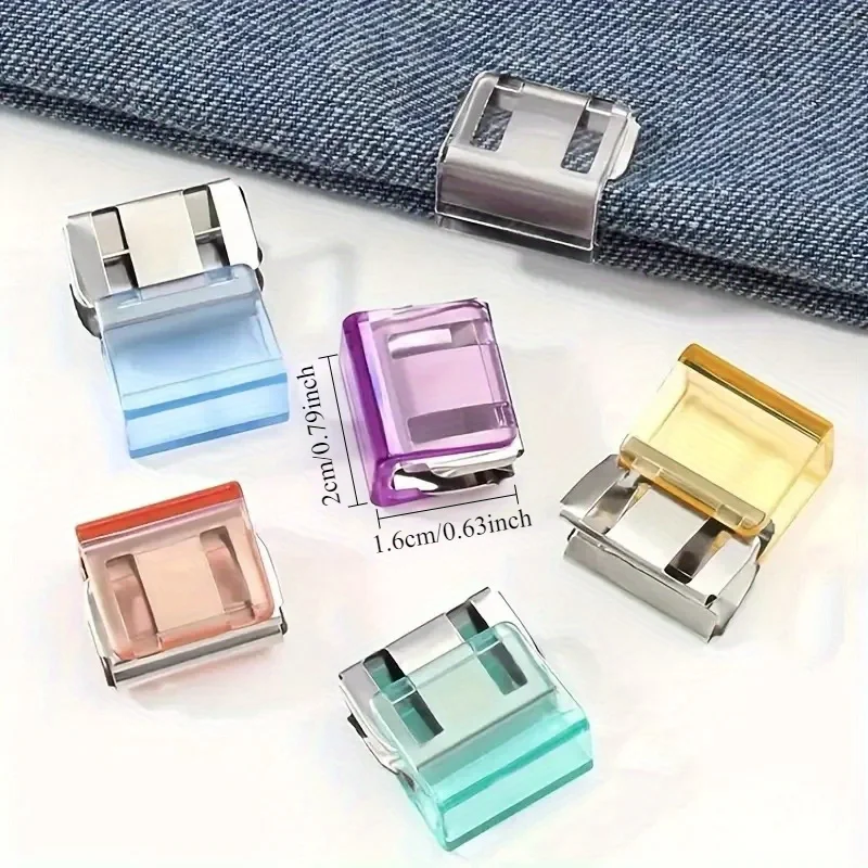 15Pcs Clothing Clips Multi Function Pants Clips Leg Straps Clips Holder Clothing Pin for Clothes Long Pants Legs Sleeves