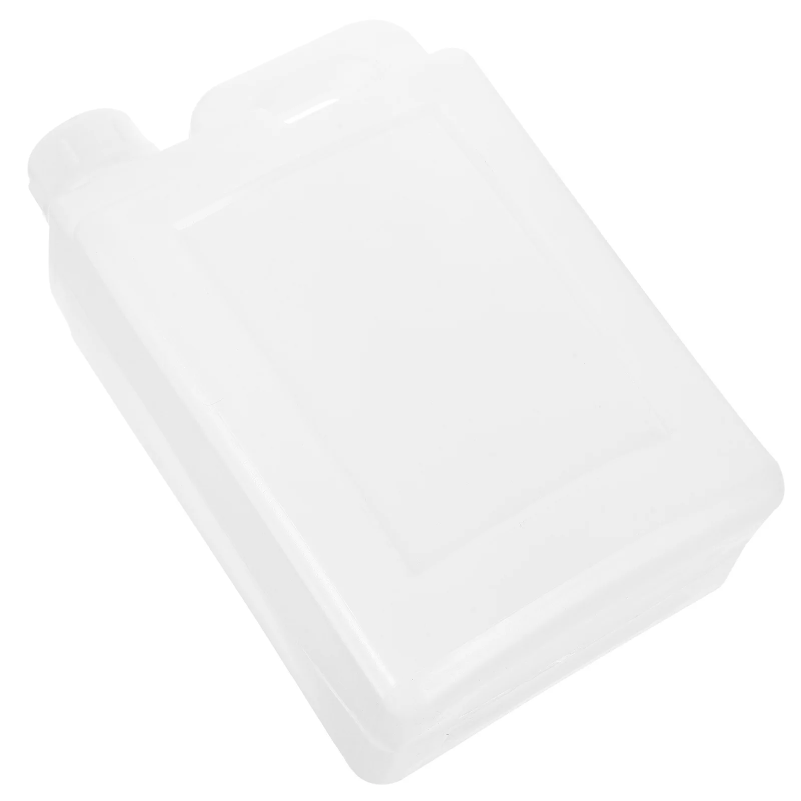 Flat Bottle Reusable Plastic Container for Camping Water Oil Storage Simple Liquid Jug White Distribution Bucket KITANDOVE