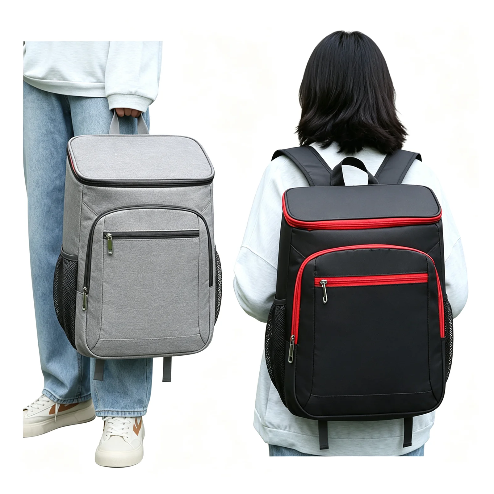 Insulated Cooler Backpack Waterproof Thermal Lunch Bag Portable Ice Backpack for Outdoor Camping Fishing Beer Drink Storage