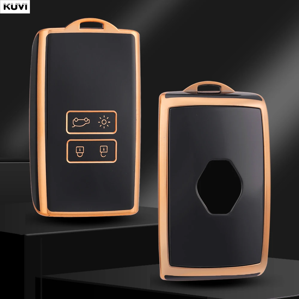 

Чехол для автомобильного ключа из ТПУ, брелок для Renault Koleos Captur Megane Clio Scenic Talisman Arkana, аксессуары Dacia Sandero