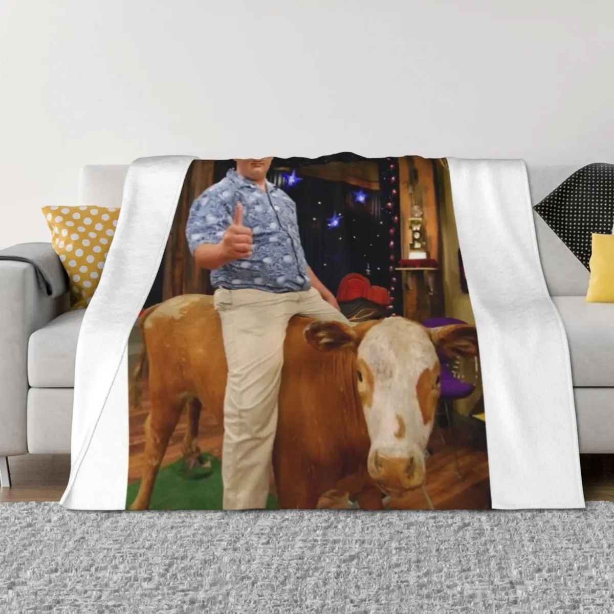 

cowboy gibby Throw Blanket Bed covers Loose For Decorative Sofa for winter Blankets