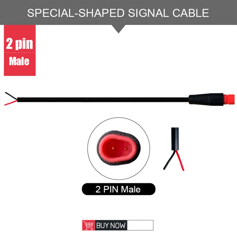 Ebike Shaped Connector 23456 Pin Cable, Waterproof Connector Signal Line, Durable And Easy Installation, Plastic Material