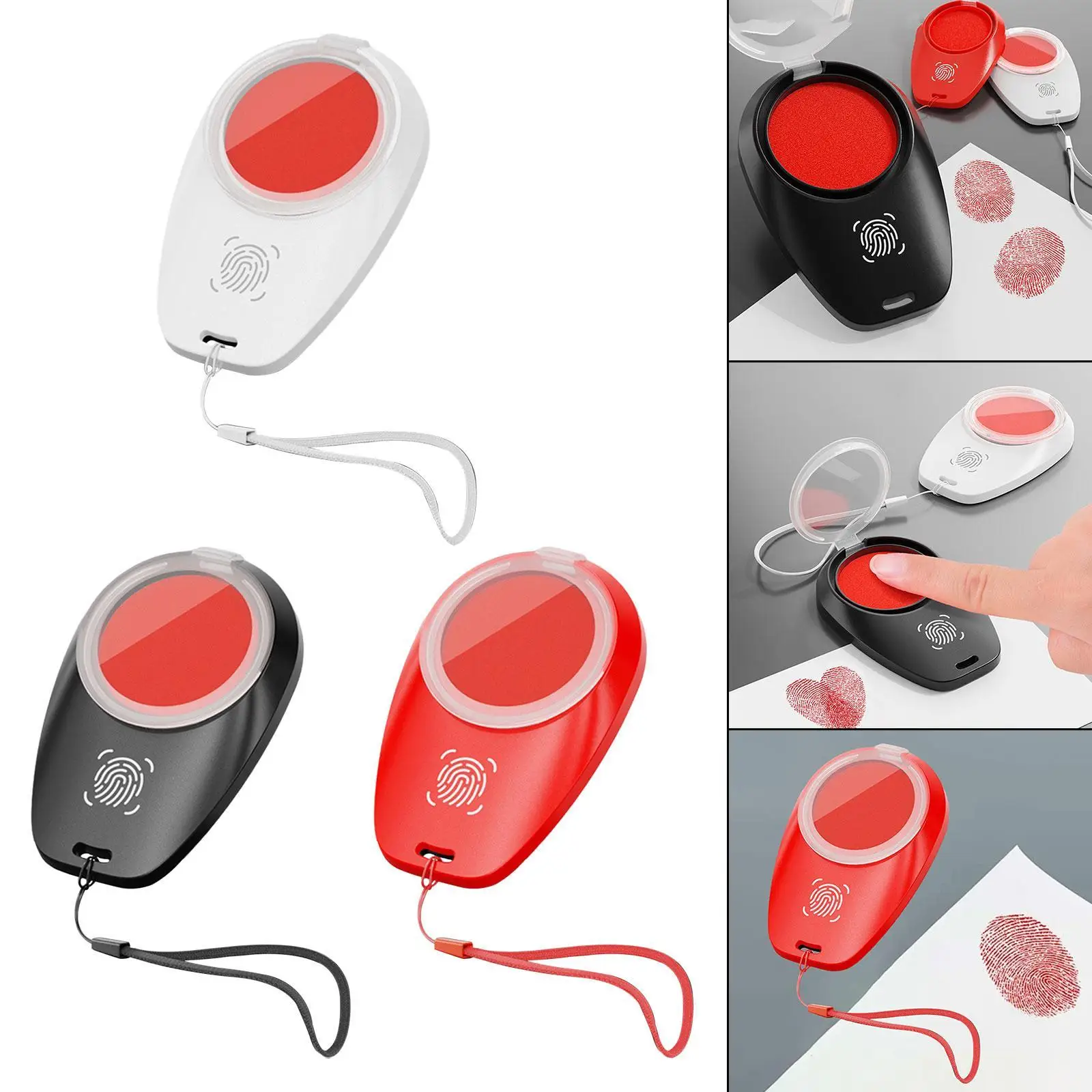 

Fingerprint Ink Pad Thumbprint Ink Pad for Notary Identification