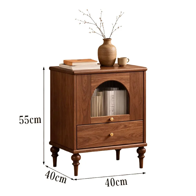 Silent Apartment Nightstand Minimalist Living Room Bedside Table Portable Flexible Mesa Cabeceira Storage Bedroom Furniture