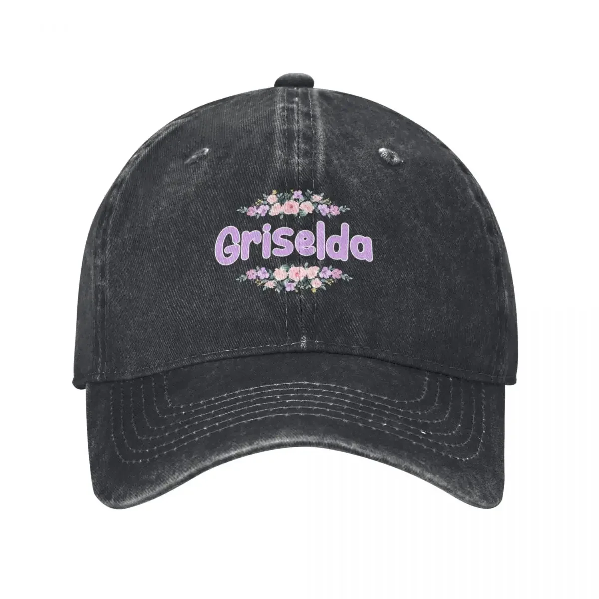 Purple Flower Griselda Name Label Baseball Cap hiking hat Cosplay Fashion Beach Hats Man Women's