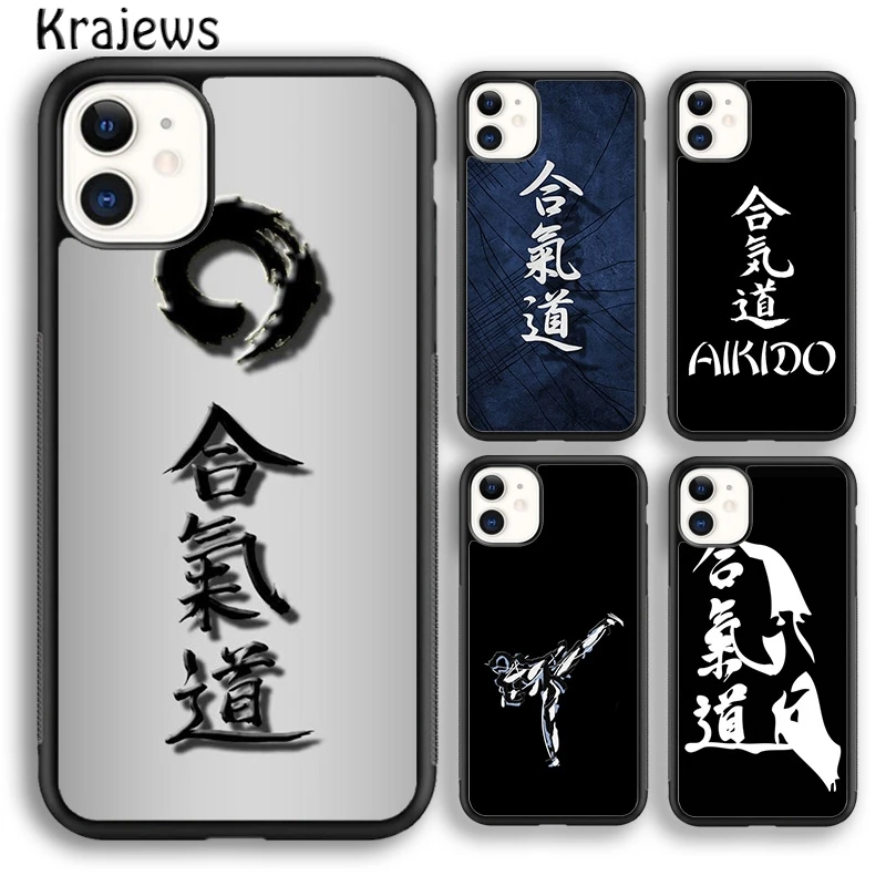 Aikido Japanese Martial soft Phone Case Cover For iPhone 16 15 14 plus XS XR 11 12 mini 13 pro max coque Shell Fundas