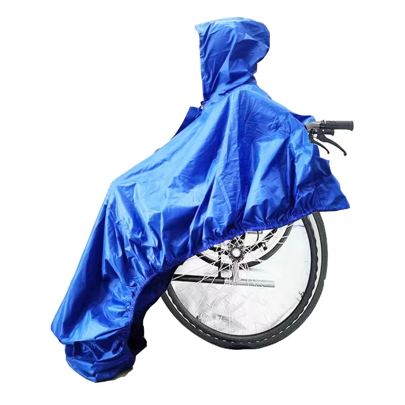 1pcs Rain Poncho Waterproof Spot Reflective Disabled Elderly Wheelchair Raincoat Poncho All-inclusive Elastic Hem