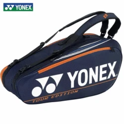 Сумка для бадминтона YONEX из ПУ кожи, Модный вместительный рюкзак для тенниса, 12 ракеток