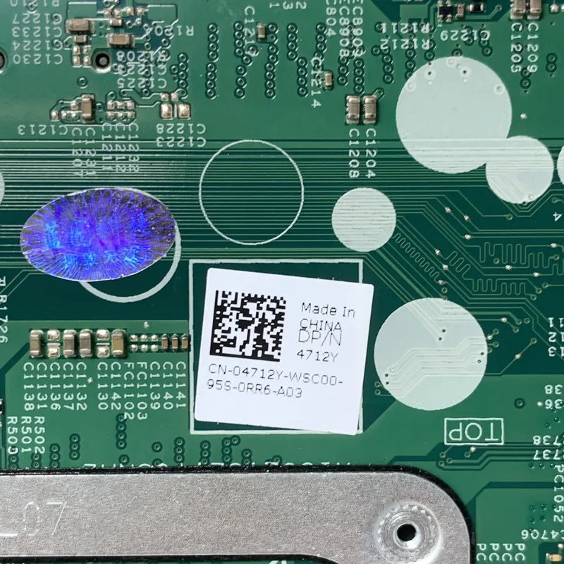 

Материнская плата для ноутбука Dell 5480 5580 CN-04712Y 04712Y 4712Y с процессором SREJP I7-8565U N16S-GTR-S-A2 940MX 17859-1, 100% полное тестирование