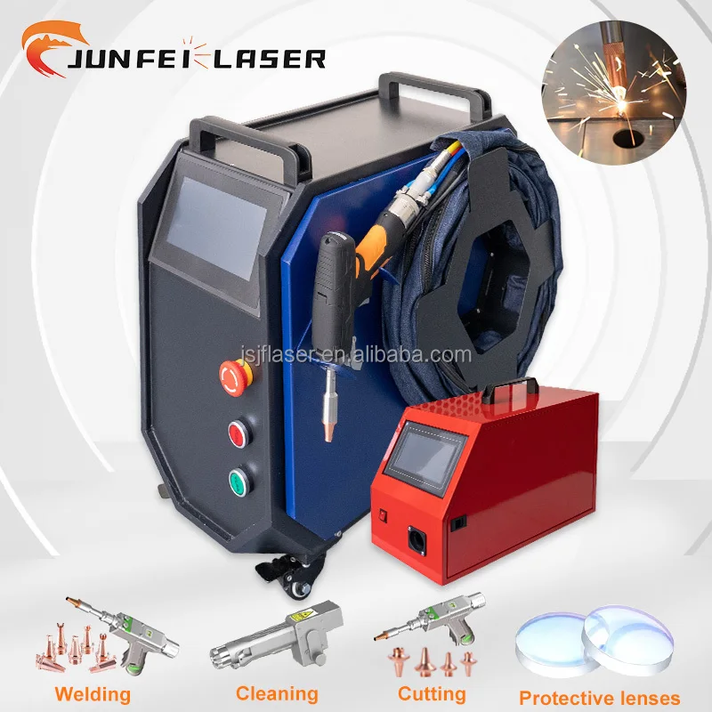 

Автоматический лазерный сварочный аппарат 4 в 1, воздушный охладитель 1000 Вт, 2000 Вт, чистящие станки для точечной сварки для транзисторов