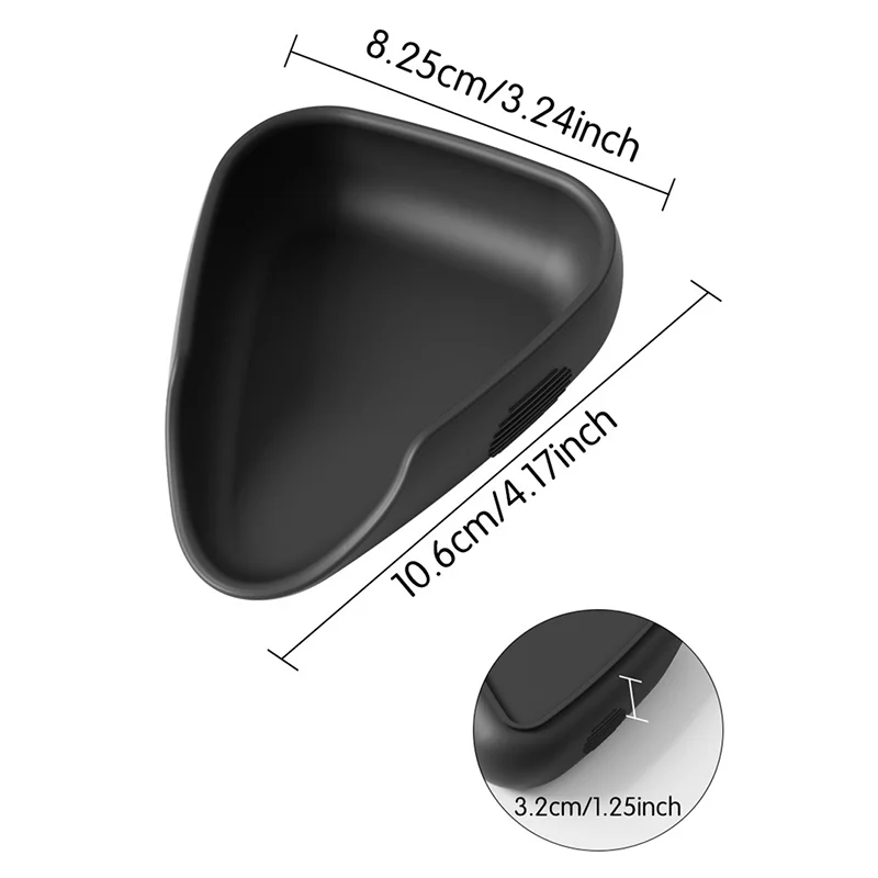 New Coffee Bean Dosing Tray Silicone Coffee Bean Weighing Dish for Espresso Small Scoop Plate for Home Barista Coffee Accessory